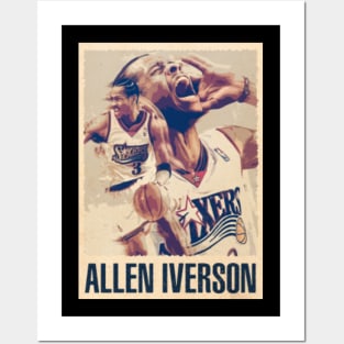 The Answer Basketball Icon Tee Allen Posters and Art